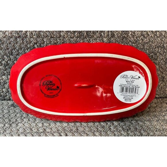 Pioneer Woman Flea Market Floral Butter Dish & Cookbook Food From My Frontier - Picture 6 of 10